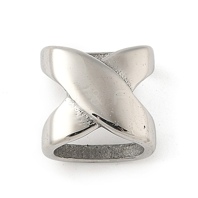 304 Stainless Steel Slide Charms STAS-Z147-08P-03-1