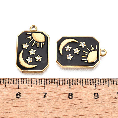 Ion Plating(IP) 304 Stainless Steel Pendants STAS-N107-06B-G-1