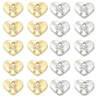 20Pcs 2 Colors Rack Plating Alloy Pendants FIND-YW0012-56-1