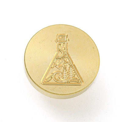 Wax Seal Brass Stamp Head LS-AJEW-G056-01G-1