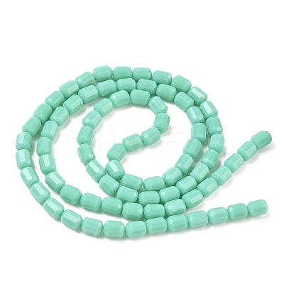 Opaque Glass Beads Strands GLAA-G112-04C-1