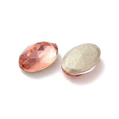 Glass Rhinestone Cabochons RGLA-P037-08A-D262-1