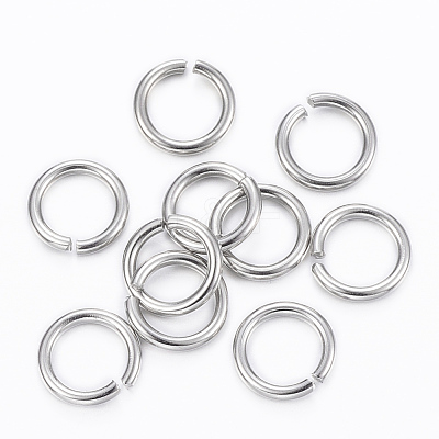 Tarnish Resistant 304 Stainless Steel Open Jump Rings STAS-H555-05P-1