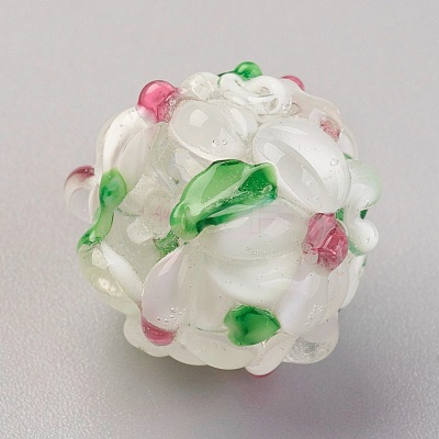 Handmade Lampwork Beads X-LAMP-P051-H10-1
