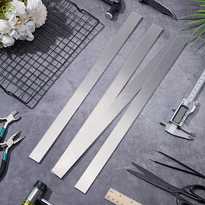 Anodized Aluminum Alloy Blank Sheets DIY-WH0888-186C-1