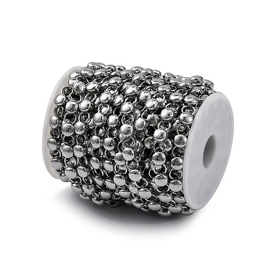 304 Stainless Steel Flat Round Link Chains CHS-B006-01P-1
