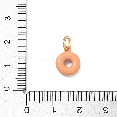 Spray Painted Brass Charms KK-CBAEB58-03A-1
