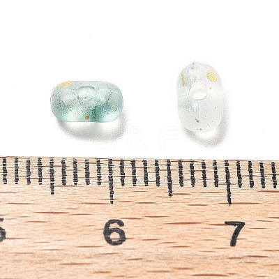 Gradient Color Transparent Frosted Acrylic Beads X1-OACR-M023-06H-1