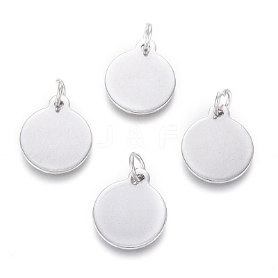 Non-Tarnish 304 Stainless Steel Charms EJEW-L238-02C-P-1
