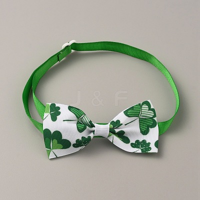 Adjustable Cloth Pet Bow Ties AJEW-WH0258-563I-1