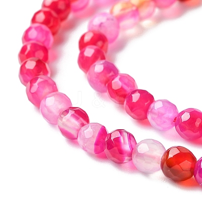 Natural Striped Agate/Banded Agate Beads Strands X-G-G545-04H-1