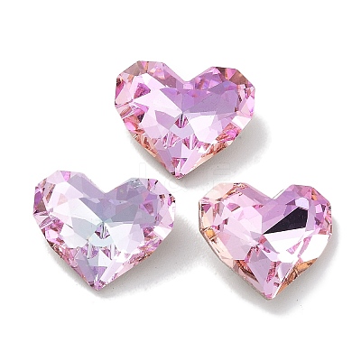 Glass Rhinestone Cabochons RGLA-G020-04C-D123-1
