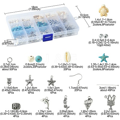 DIY Ocean Theme Earring Making Kit DIY-FS0005-54-1