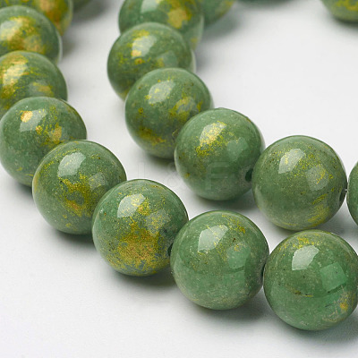 Natural Mashan Jade Beads Strands G-P232-01-I-10mm-1