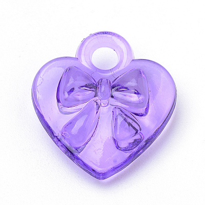 Transparent Acrylic Charms TACR-S144-57-1