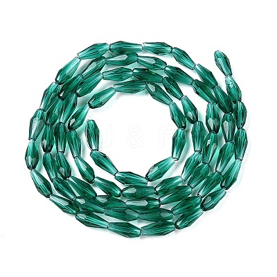 Transparent Glass Beads Strands GLAA-T009-004A-1