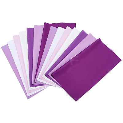 7Pcs Cotton Pure Color Fabric AJEW-WH0481-631C-1