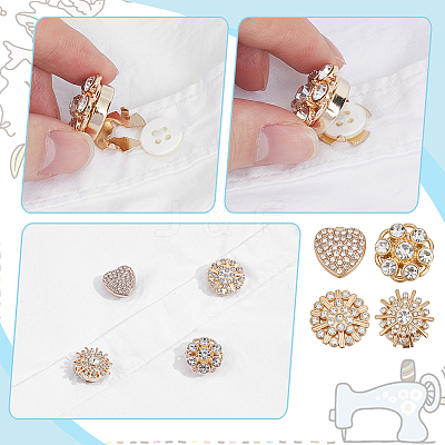 Alloy Cufflinks BUTT-NB0002-19G-1