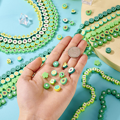 11 Strands 11 Styles Handmade Polymer Clay Bead Strands CLAY-TA0001-71-1