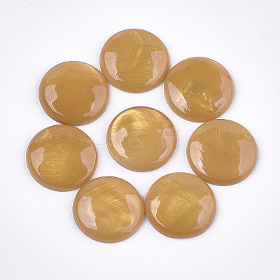 Spray Paint Freshwater Shell Cabochons SHEL-S276-09-1
