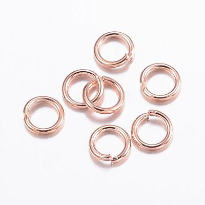 304 Stainless Steel Open Jump Rings STAS-H380-09RG-1