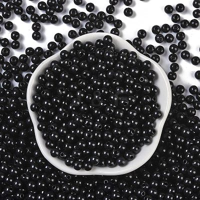 Opaque Acrylic Beads SACR-A007-01C-16-1