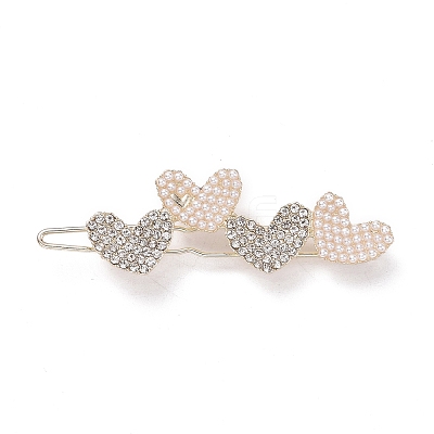 Alloy Crystal Rhinestone Hair Barrettes LS-PHAR-Z003-10LG-1