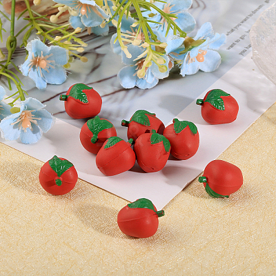 10Pcs Plastic Apple Toy KY-CA0001-55-1