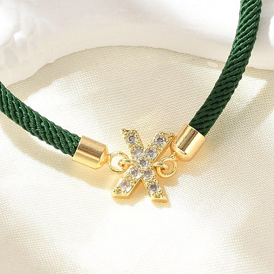 Adjustable Nylon Cord Bracelets BJEW-C096-01G-24-1