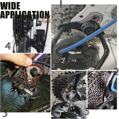 5Pcs 5 Styles Aluminum Tail Hook FIND-FH0002-01-1
