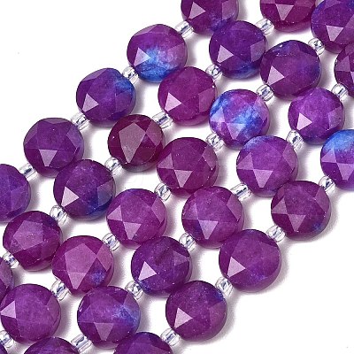 Dyed Natural Jade Beads Strands G-C116-A15-01-01-1