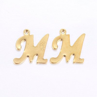 201 Stainless Steel Pendants STAS-O098-03G-M-1