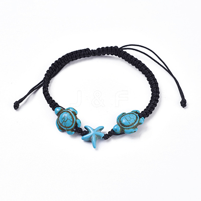 Nylon Thread Braided Bracelets BJEW-JB04344-1