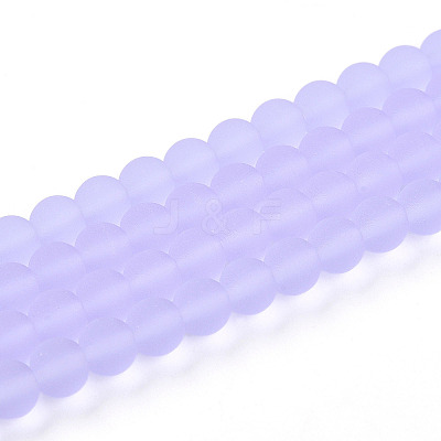 Transparent Glass Beads Strands GLAA-T032-T6mm-MD01-1