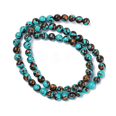 Synthetic Gold Clinquant Stone Beads Strands G-Z025-04-1