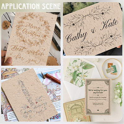 Eco-friendly Paper Greeting Card DIY-WH20002-619A-12-1