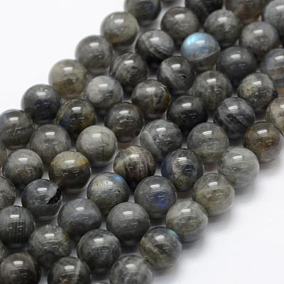Natural Labradorite Beads Strands G-P322-31-10mm-1