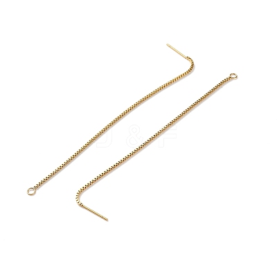 304 Stainless Steel Stud Earring Findings X-STAS-R164-05G-1