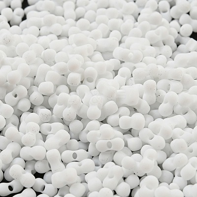 Macaron Color Opaque Frosted Glass Seed Beads SEED-K009-12B-17-1