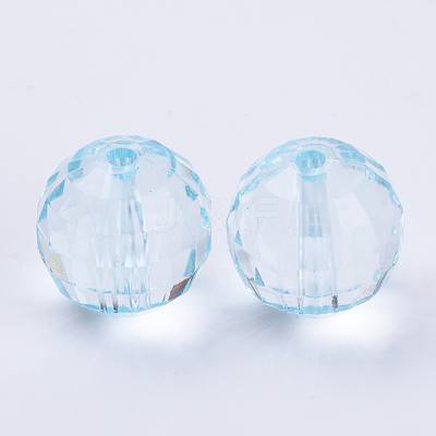 Transparent Acrylic Beads TACR-Q254-10mm-V38-1