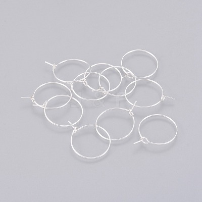 Brass Wine Glass Charm Rings Hoop Earrings X-EC067-5S-1