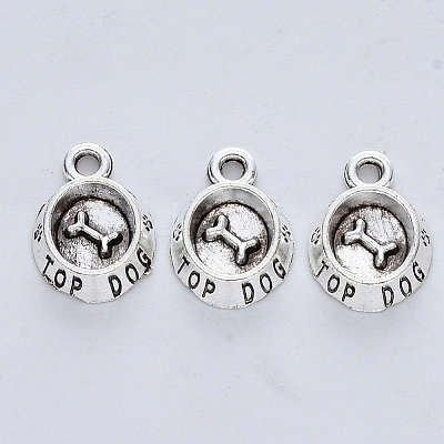 Tibetan Style Alloy Pendants X-TIBE-R316-044AS-RS-1