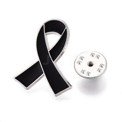 Awareness Ribbon Alloy Enamel Lapel Pins for Backpack Clothes JEWB-N009-03P-1