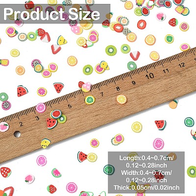 12G Handmade Polymer Clay Nail Art Decoration CLAY-YW0002-18-1