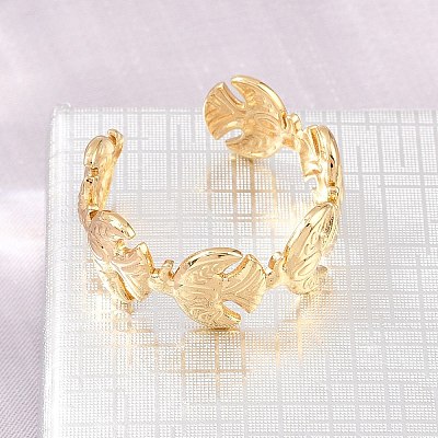 304 Stainless Steel Cuff Open Rings SA-H001-15G-1