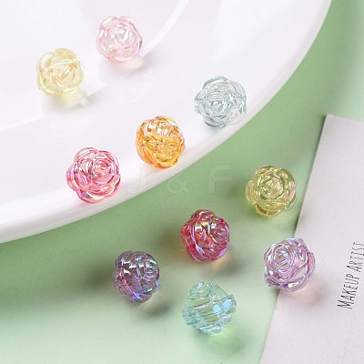 Transparent Acrylic Beads X-TACR-S154-33C-1