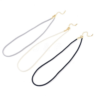 3Pcs 3 Colors 3MM Nylon Milan Cord Necklace Making NJEW-TA0001-23-1