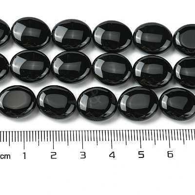 Natural Black Onyx(Dyed & Heated) Beads Strands G-K365-B12-02-1