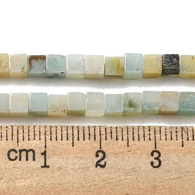 Natural Flower Amazonite Beads Strands G-C129-A12-01-1