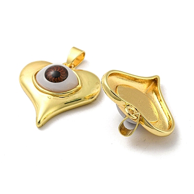 Golden Brass Pendants KK-L209-003G-01-1